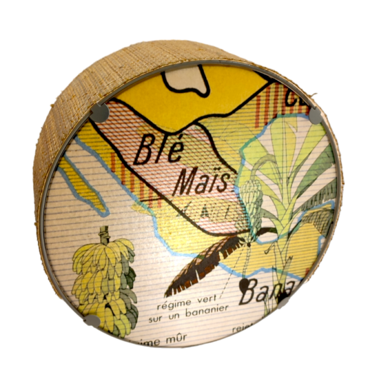 Applique RONDE  Le Bananier affiche scolaire ancienne