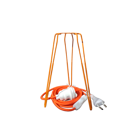 PIED de lampe EPINGLE ORANGE