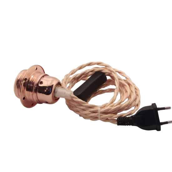 CORDON TEXTILE EQUIPE  fiche et prise