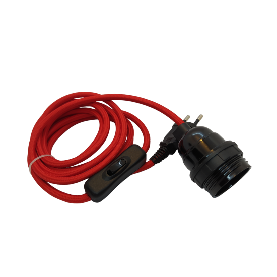 CORDON TEXTILE EQUIPE  fiche et prise