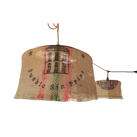 SUSPENSION TAMBOUR JUTE