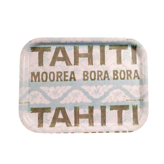 PLATEAU TAHITI BLEU medium