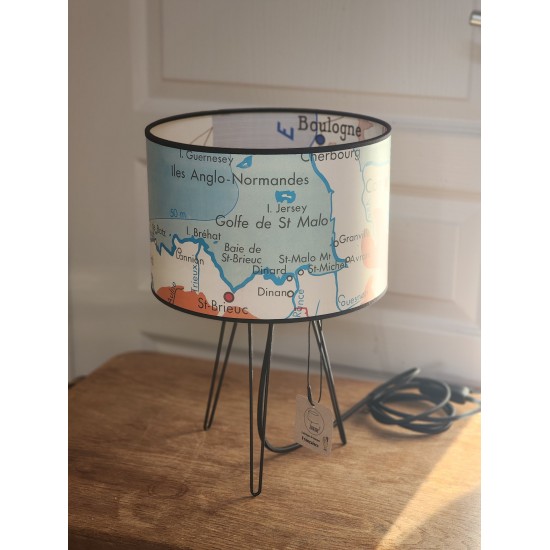 copy of lampe motif affiche...