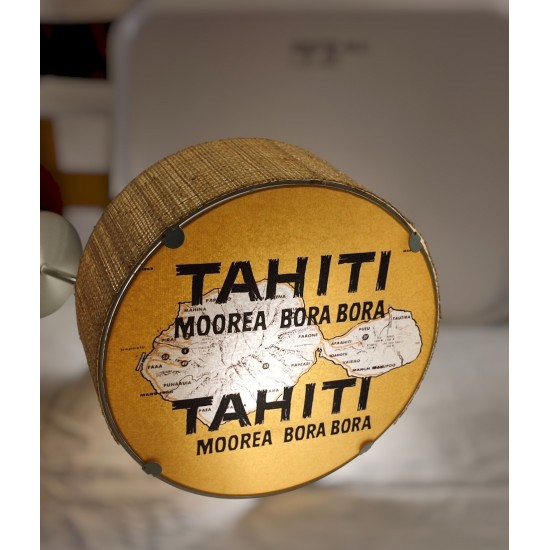 APPLIQUE RONDE - TAHITI JAUNE