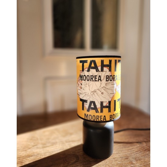 LAMPE DE CHEVET TAHITI JAUNE