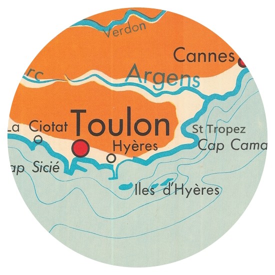 DESSOUS DE VERRE TOULON