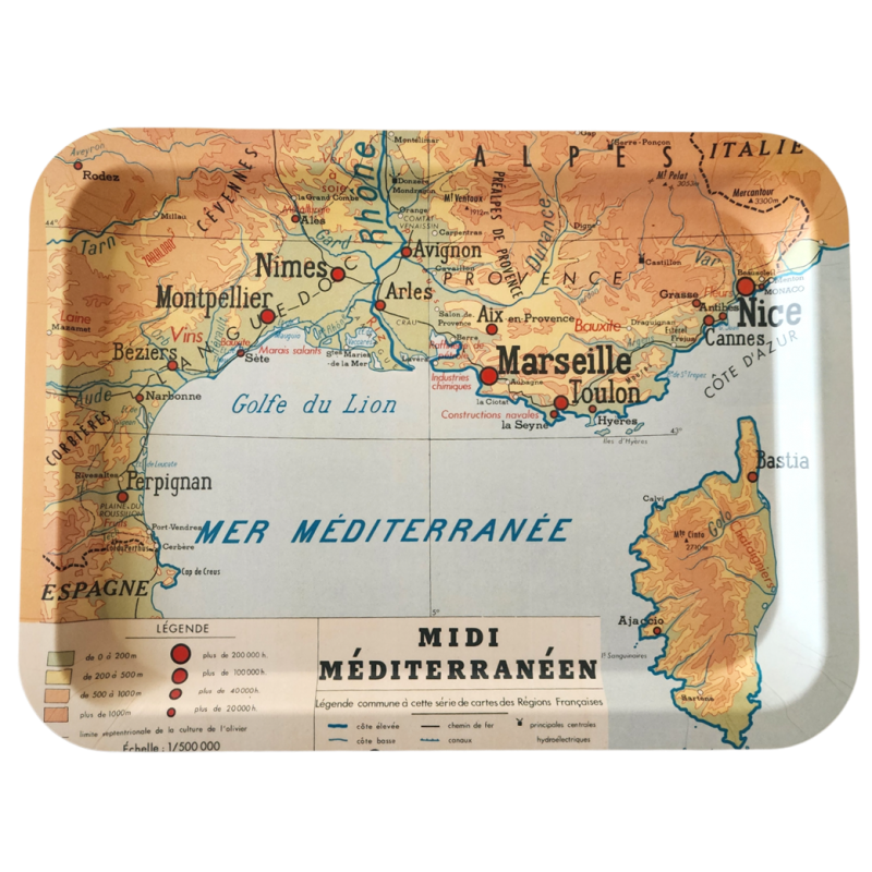 PLATEAU SETE GRAND MODELE MADE IN FRANCE