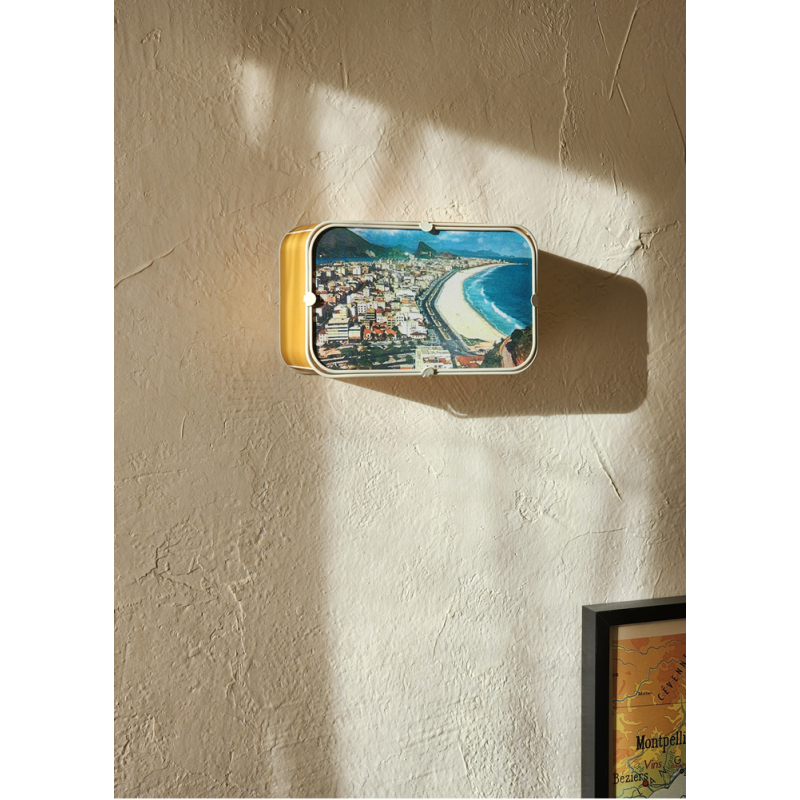 APPLIQUE MURALE PLAGE DE RIO COPACABANA COMME C'ETAIT AVANT