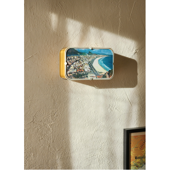 APPLIQUE MURALE PLAGE DE RIO COPACABANA COMME C'ETAIT AVANT