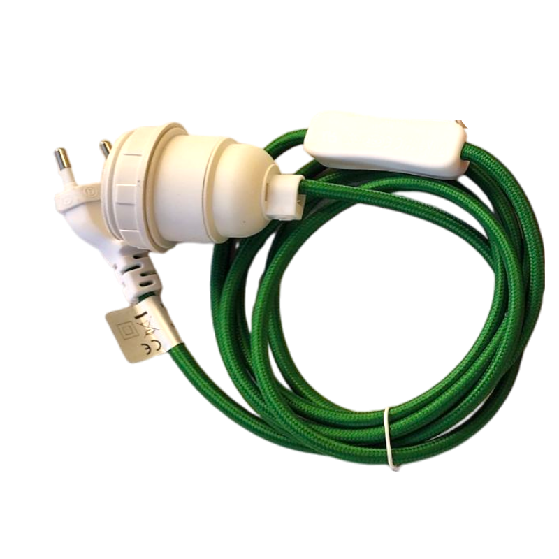 CORDON TEXTILE EQUIPE  fiche et prise