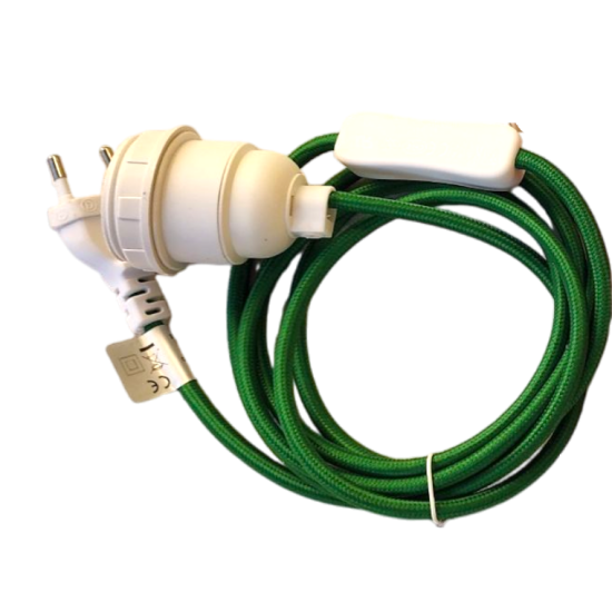 CORDON TEXTILE EQUIPE  fiche et prise