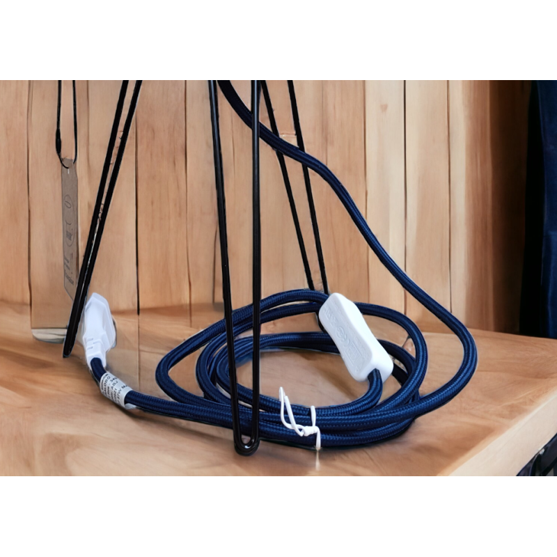 CORDON TEXTILE EQUIPE  fiche et prise