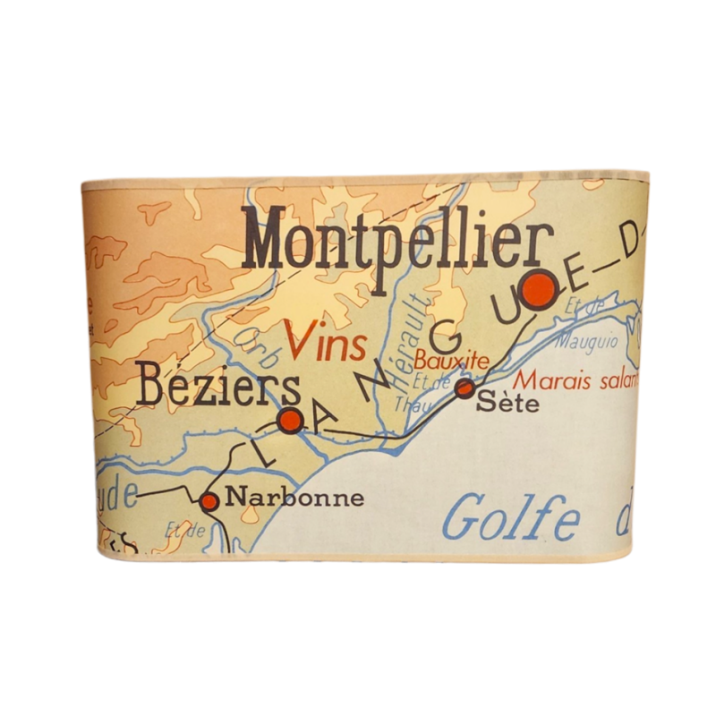 APPLIQUE MOTIF GEO AFFICHE SCOLAIRE MONTPELLIER SETE