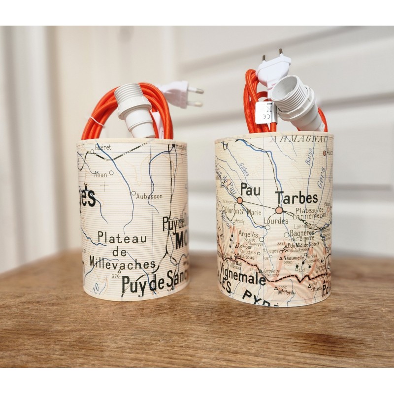 BALADEUSE CARTE GEOGRAPHIE PYRENNEES ET LIMOGES