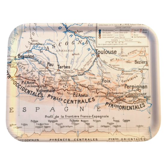 PLATEAU  des PYRENEES  grand modèle