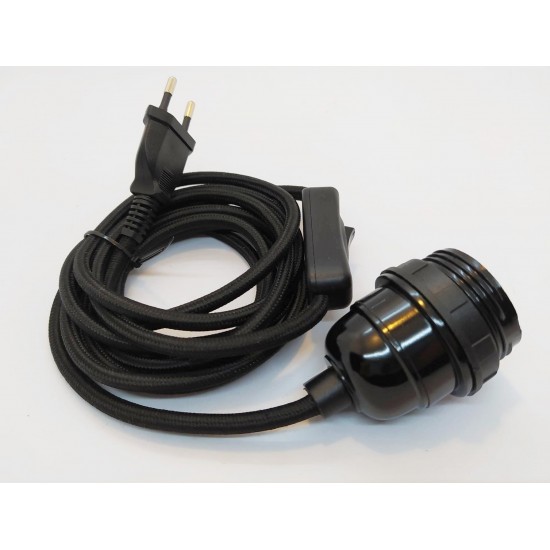 CORDON TEXTILE EQUIPE  fiche et prise