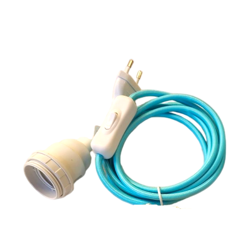 CORDON TEXTILE EQUIPE  fiche et prise