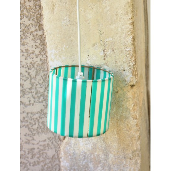 LAMPE STRIPE Ø15cm MATERIAUX RECYCLES IMPRESSION 3 D