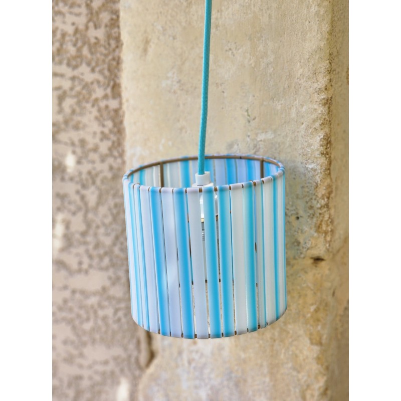 LAMPE STRIPE Ø15cm MATERIAUX RECYCLES IMPRESSION 3 D