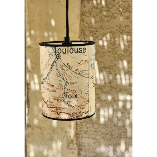 BALADEUSE  lampe carte geographie PYRENEES