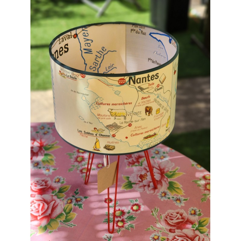 LAMPE NOIRMOUTIER ILE D'YEU AFFICHE SCOLAIRE