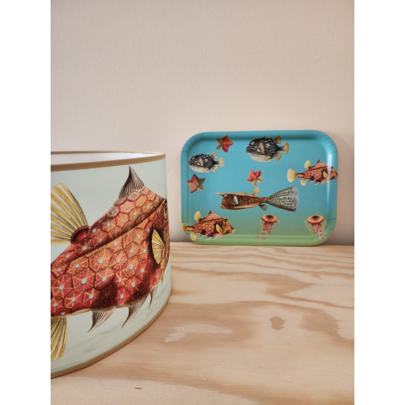 PLATEAU FISH MEDIUM BLEU
