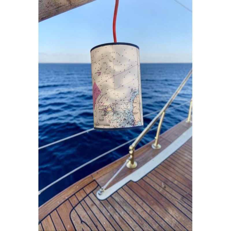 BALADEUSE CARTE MARINE recyclee BRETAGNE OUESSANT
