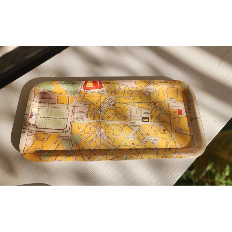 Plateau MONTPELLIER CITY OLD MAP small