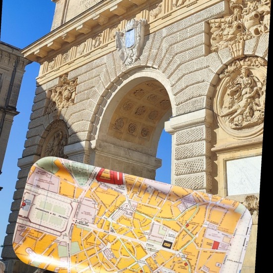 Plateau MONTPELLIER CITY OLD MAP small