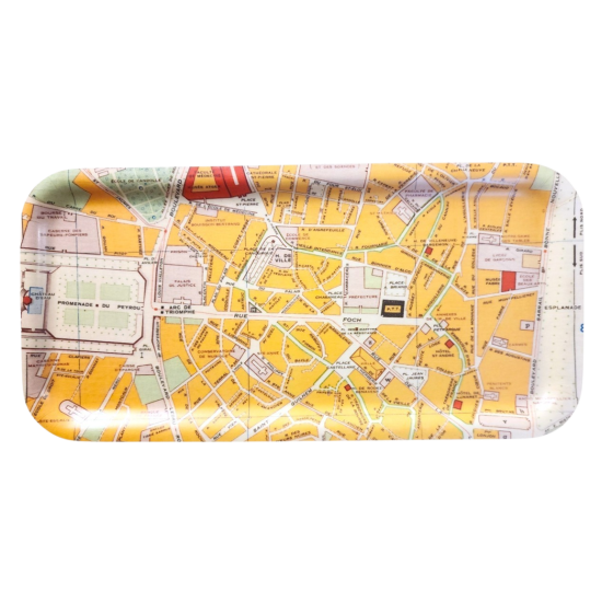 Plateau MONTPELLIER CITY OLD MAP small