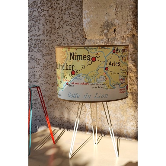 ABAT JOUR  MOTIF AFFICHE SCOLAIRE  LITTORAL FRANCE SETE MARSEILLE