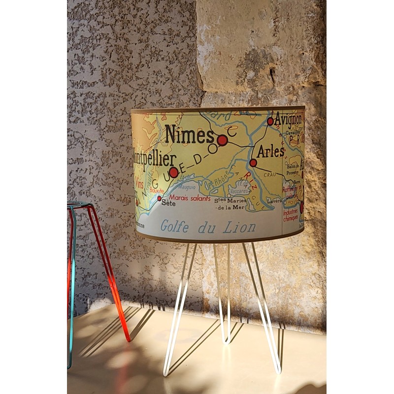 ABAT JOUR  MOTIF AFFICHE SCOLAIRE  LITTORAL FRANCE SETE MARSEILLE